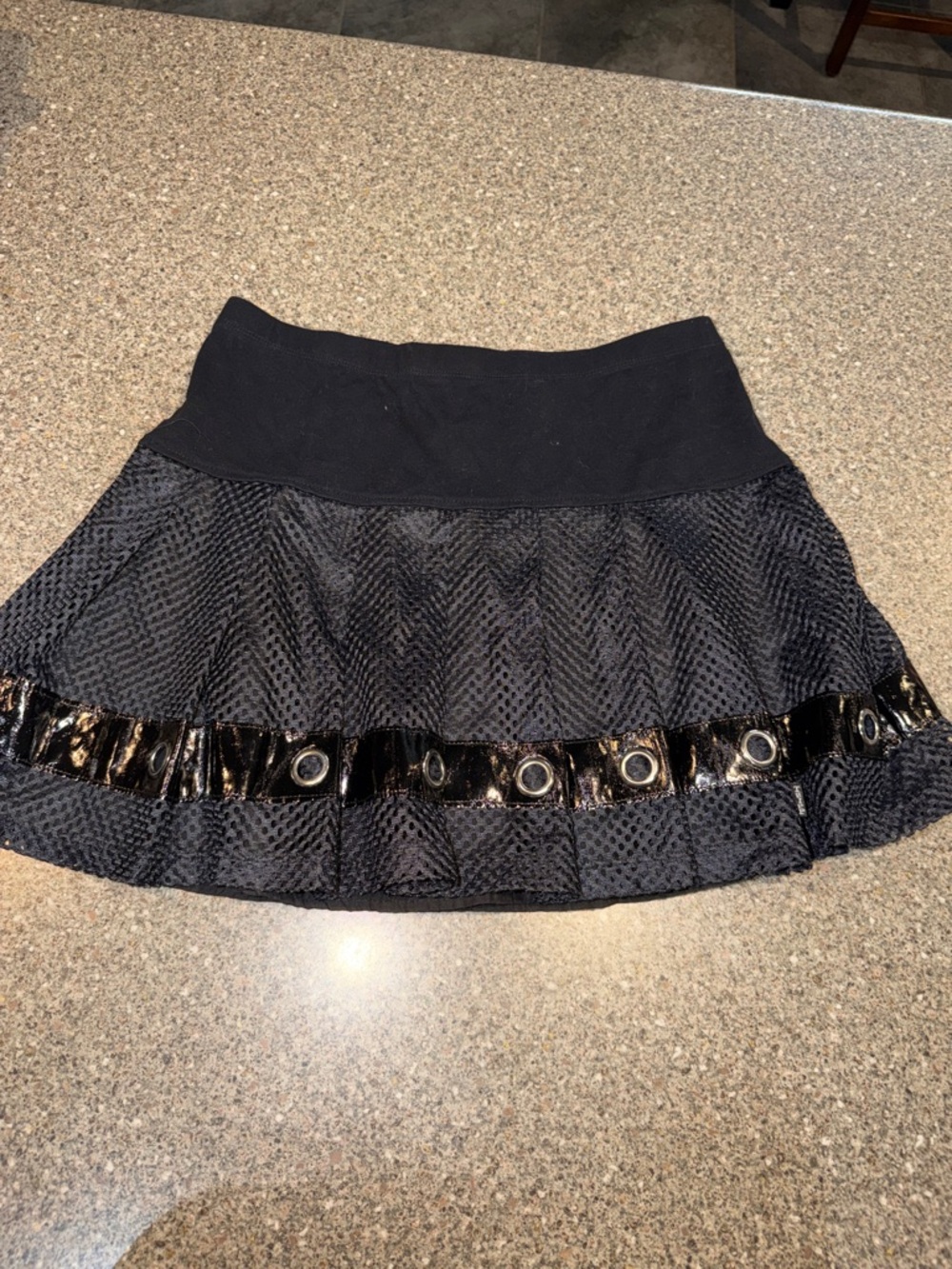 Y2k Tripp Fishnet Mini Skirt Goth Punk